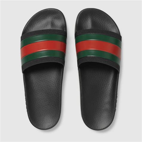 cheap gucci rubber slide sandal|gucci rubber slide sandals outfit.